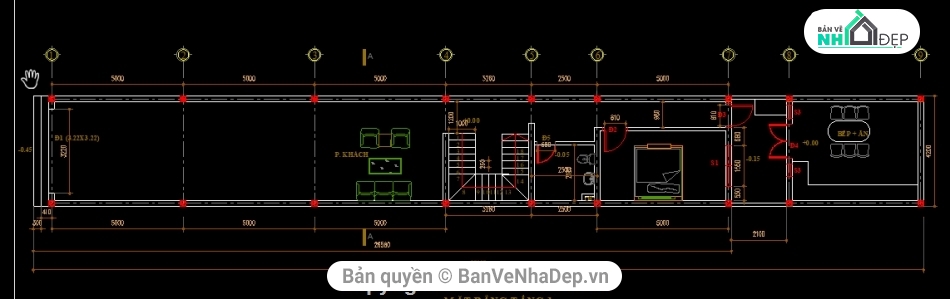 bản vẽ cad nhà 3 tầng,nhà 3 tầng 3.22x33.9m,File su nhà 3 tầng,Cad + su nhà 3 tầng,thiết kế nhà 3 tầng,nhà phố 3 tầng 4.2x22m